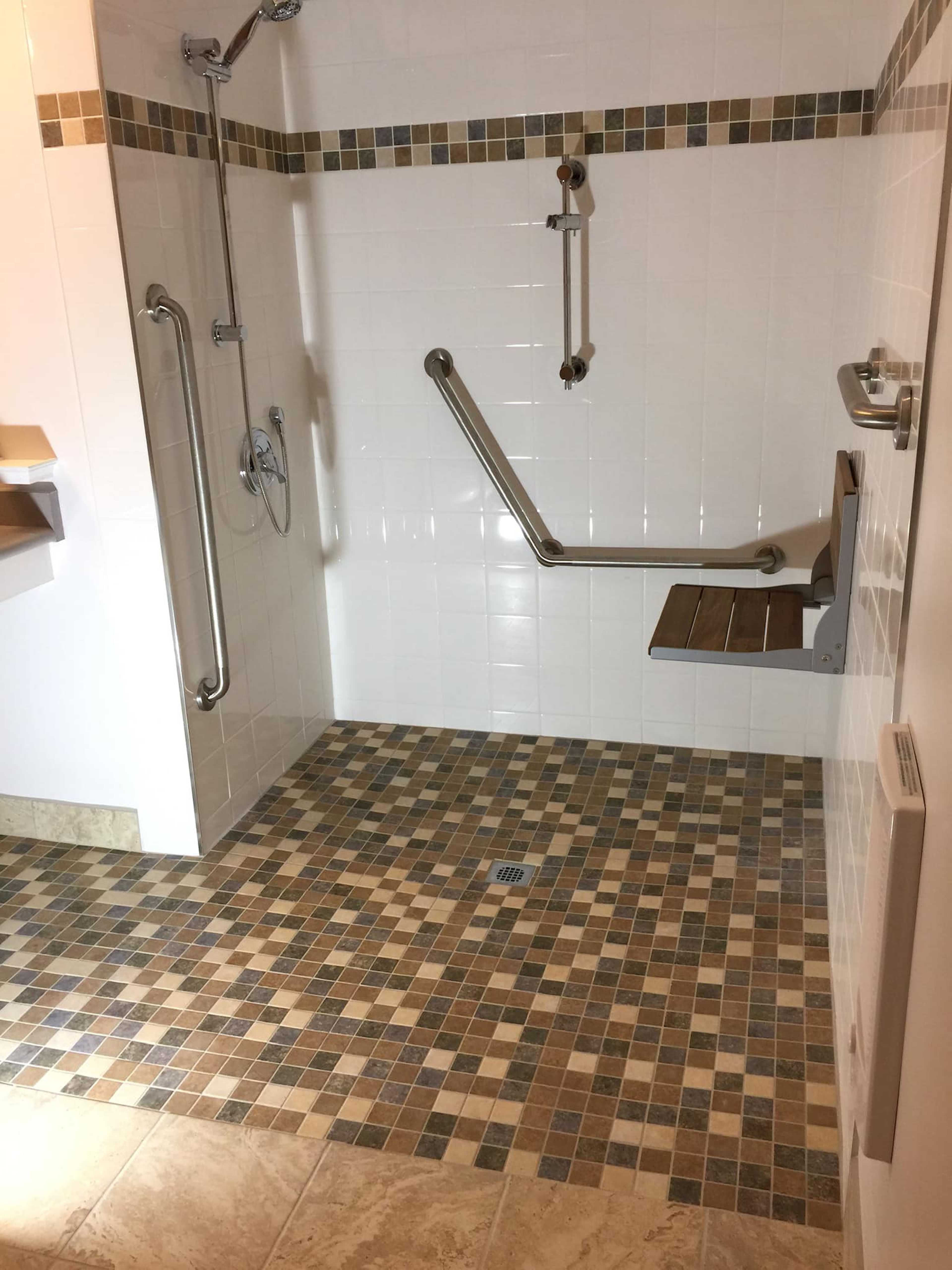 Tiled Showers for Disabled